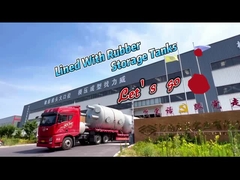 Aanpasbare met rubber beklede tank voor veilig en duurzaam transport van vloeistoffen