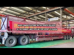 Anti-corrosie rubber gelijnd buis Slurry Mining Dn25-Dn2000 Tailings Pipeline