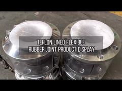 Rubberen verbinding met PTFE-voering, roestvrijstalen flensverbinding