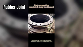 Rubberen verbindingsproducten zijn vervaardigd en klaar voor verzending.