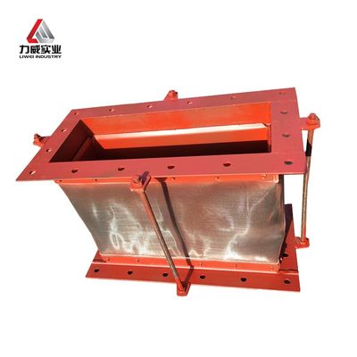 Warmtecompensator van rechthoekige stoffen voor uitlaatgassen Compensatoren van zacht materiaal