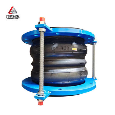 PN6 Flanged Rubber Flex Connectors Flexible Joint Pressure Double Sphere met bouten en moeren