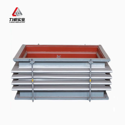 304 316L roestvrij staal rechthoekig vierkant metaal niet-metaal huid ventilator zachte verbinding flue luchtkanaal compensator