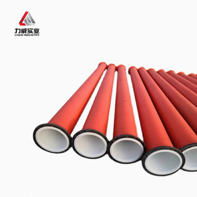 Steel Pipe Tube Technology Rubber Coated Pipeline met natuurlijke rubber of synthetische rubber bekleding