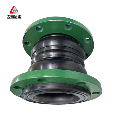 Complies With ISO And ANSI Standards Double Sphere Flexible Rubber Joint Shock Absorption ANSI NSF 61 Certified For Industrial Applications