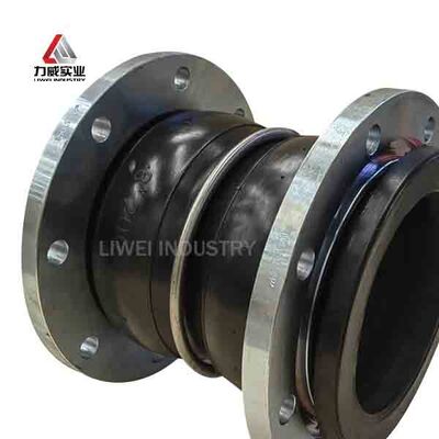 Temperatuurbereik Min 40 Celsius tot 120 Celsius Dubbele Bol Flexibele Rubberen Verbinding Lange Levensduur OEM Custom Ondersteuning