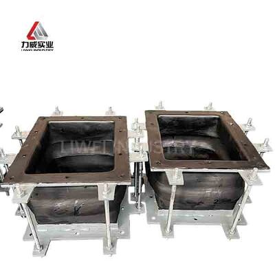 Flexibel niet-metaal rubbercompensator ontworpen om trillingen te absorberen en de thermische expansie in pijpleidingen te compenseren