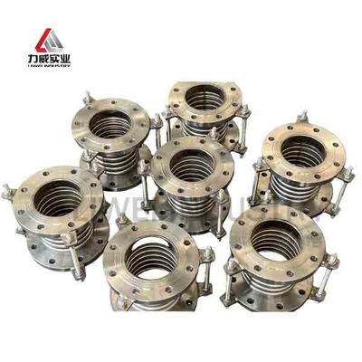 Angular flexibele metalen vibratiedemper ontworpen voor temperatuurbereik van min 40 graden Celsius tot 550 graden Celsius, zwaar belastbaar