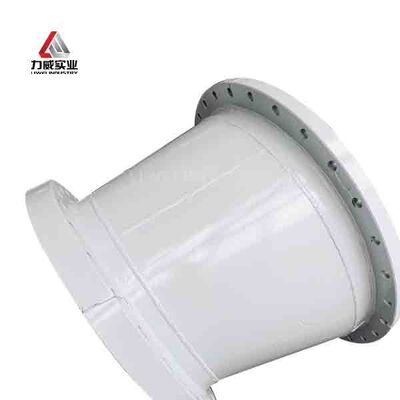 Rubber gevoerde buizen met wanddikte variëren naargelang de specificaties en normen ISO voor industriële toepassingen