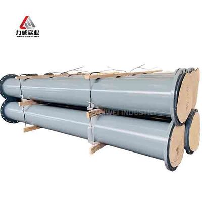 Standaard 12m of aangepaste lengte rubber coated Pipeline Corrosion Resistant Pipeline vervaardigd in Henan voor industriële