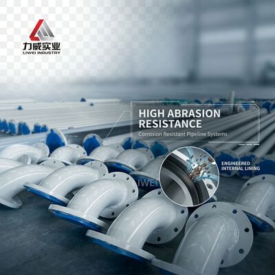 Natural Rubber Lined Rubber Coated Pipeline Ideale keuze voor Corrosion Resistant Pipeline Systems in Various Industries